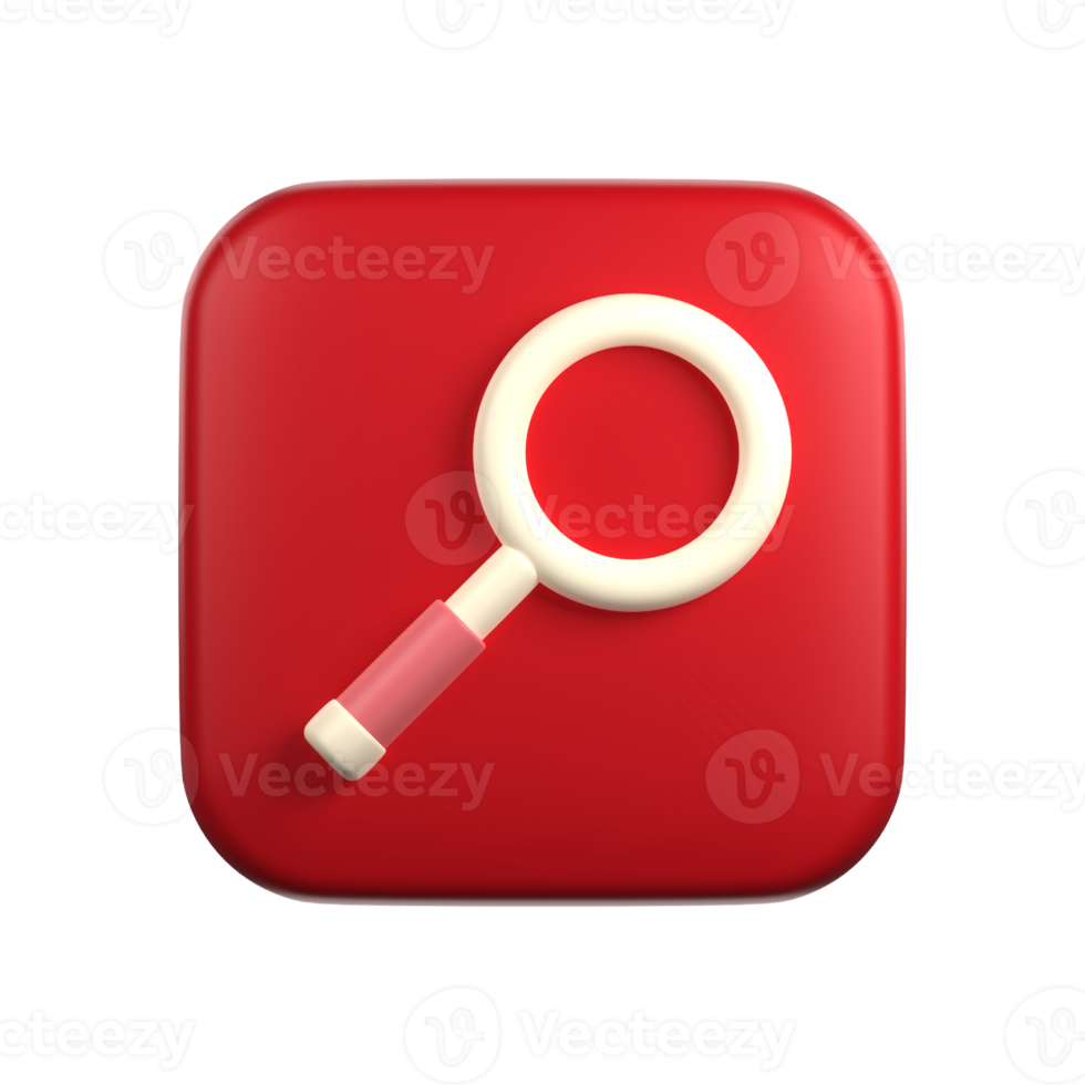 Search In 3D Illustration png