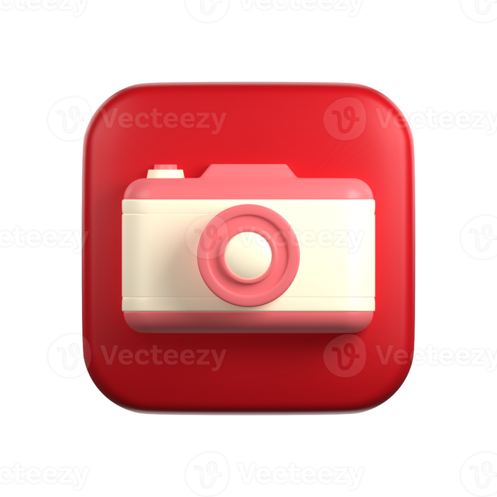 Camera In 3D Illustration png