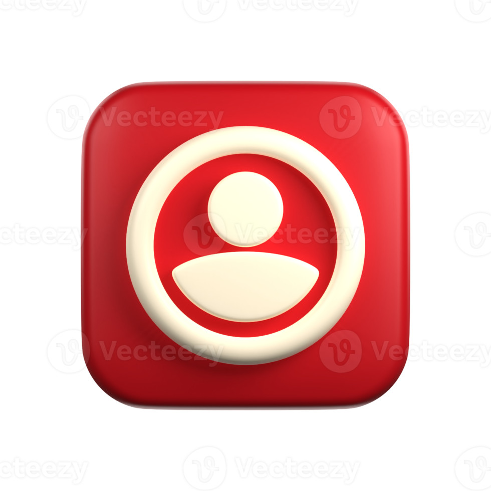 Contact In 3D Illustration png