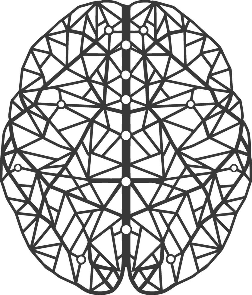 geometric representation of the human brain vector