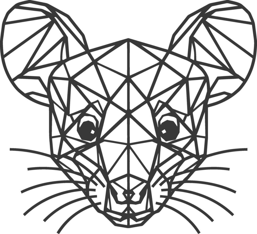 geometric depiction of a mouse vector