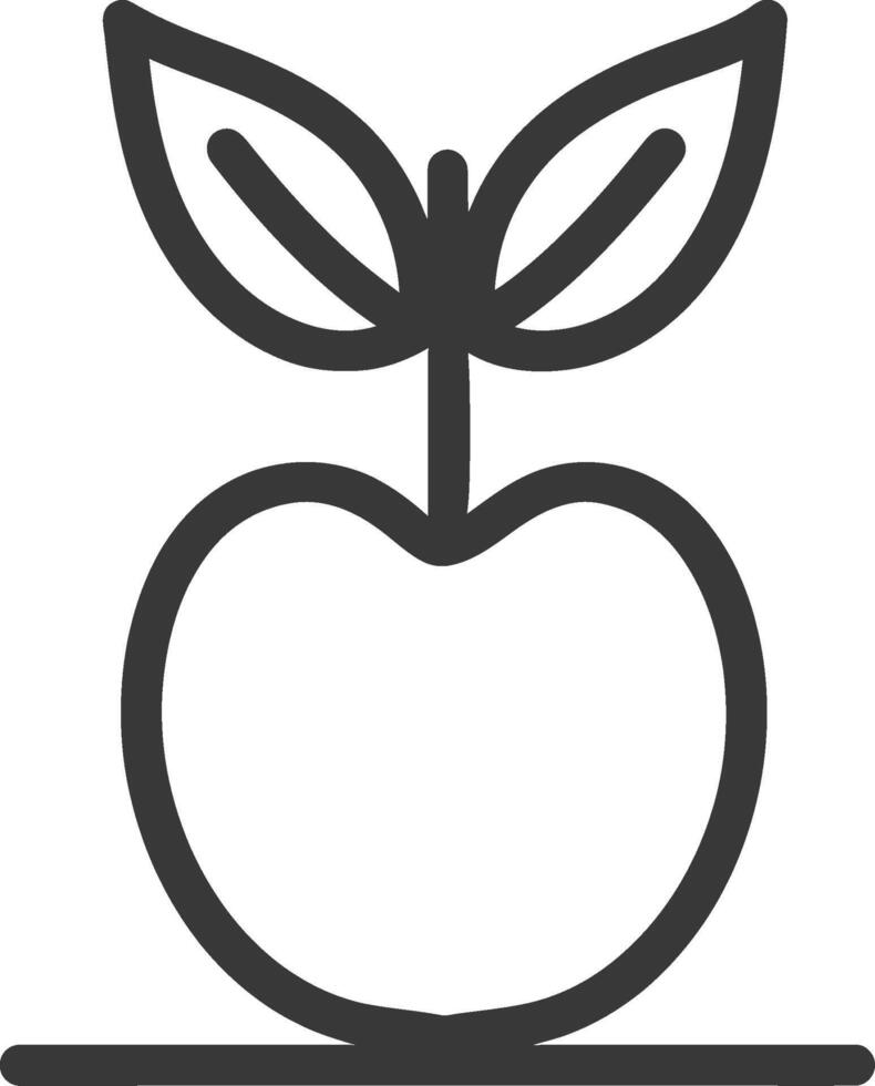Apple icon illustration vector