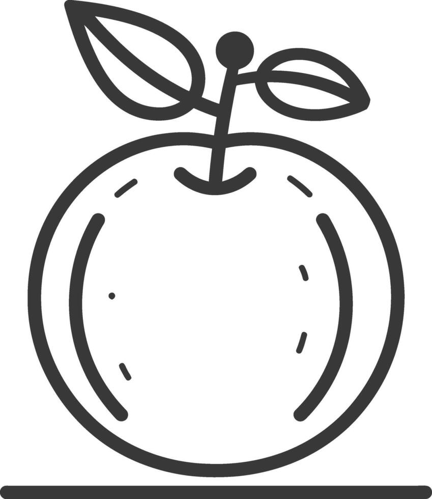 Apple icon illustration vector