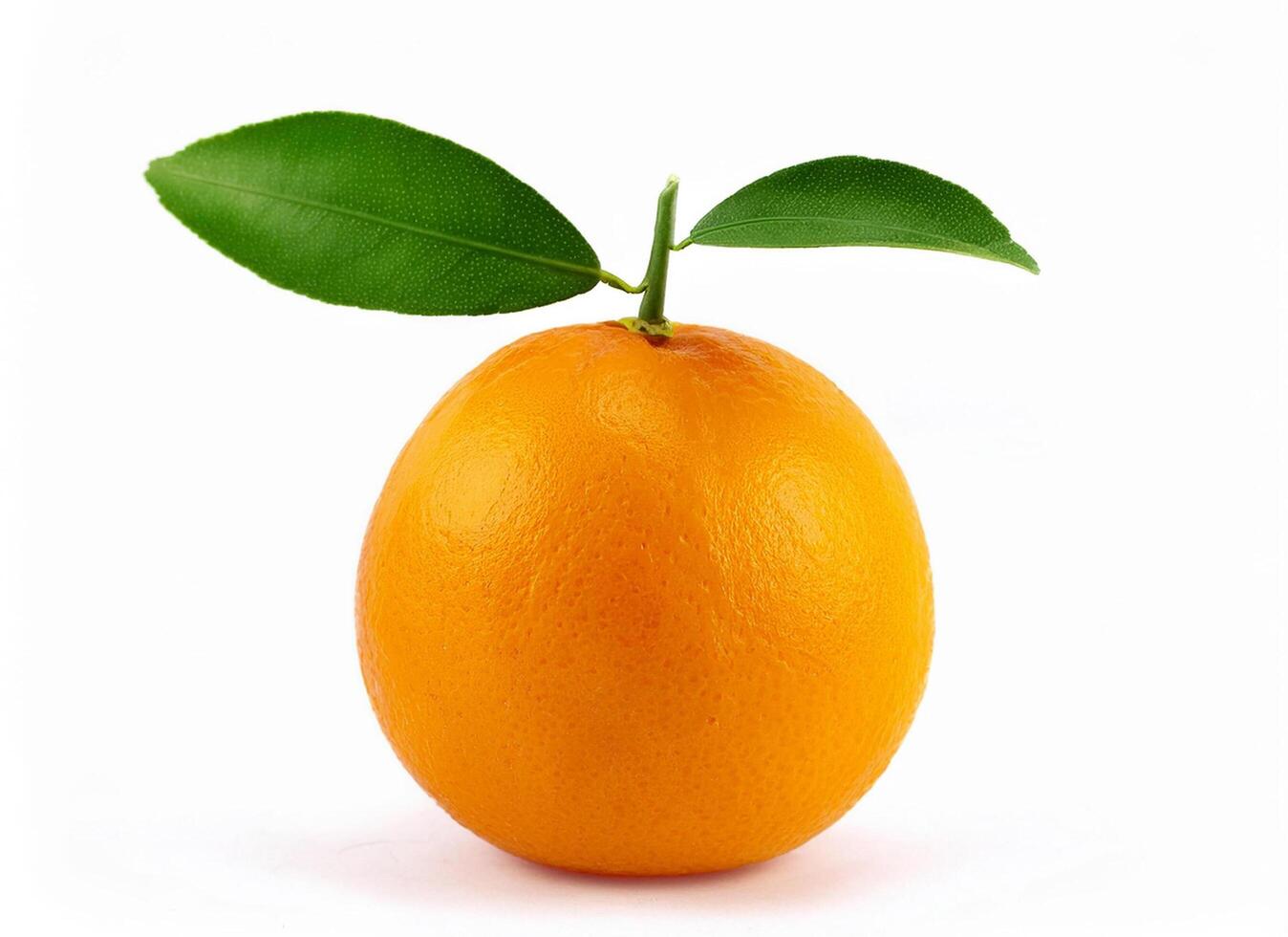 Brightness of orange photo