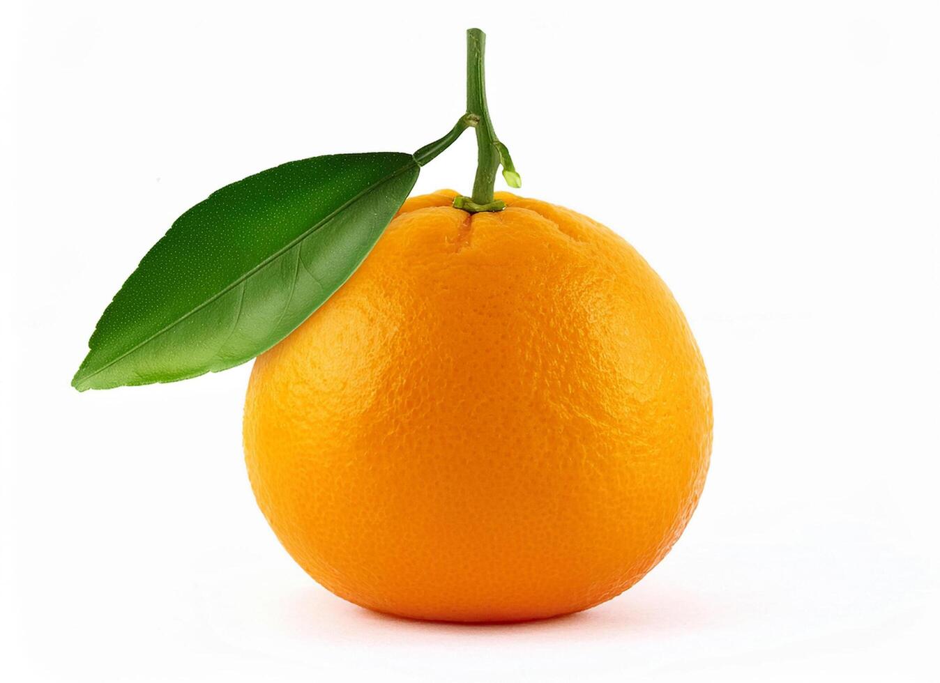 Brightness of orange photo