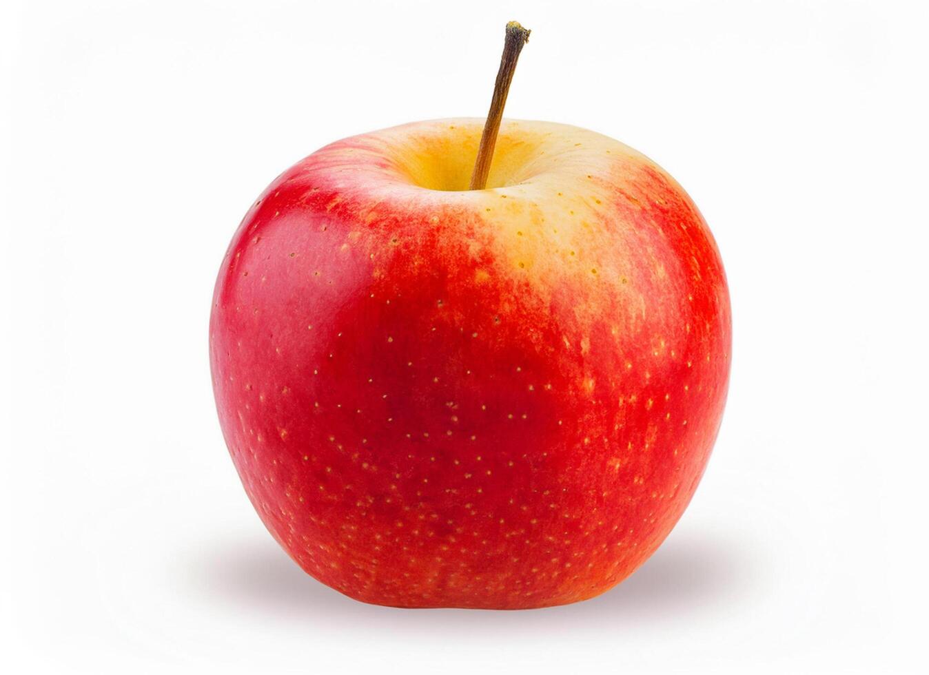 Red and Green apple produce fruit plant photo