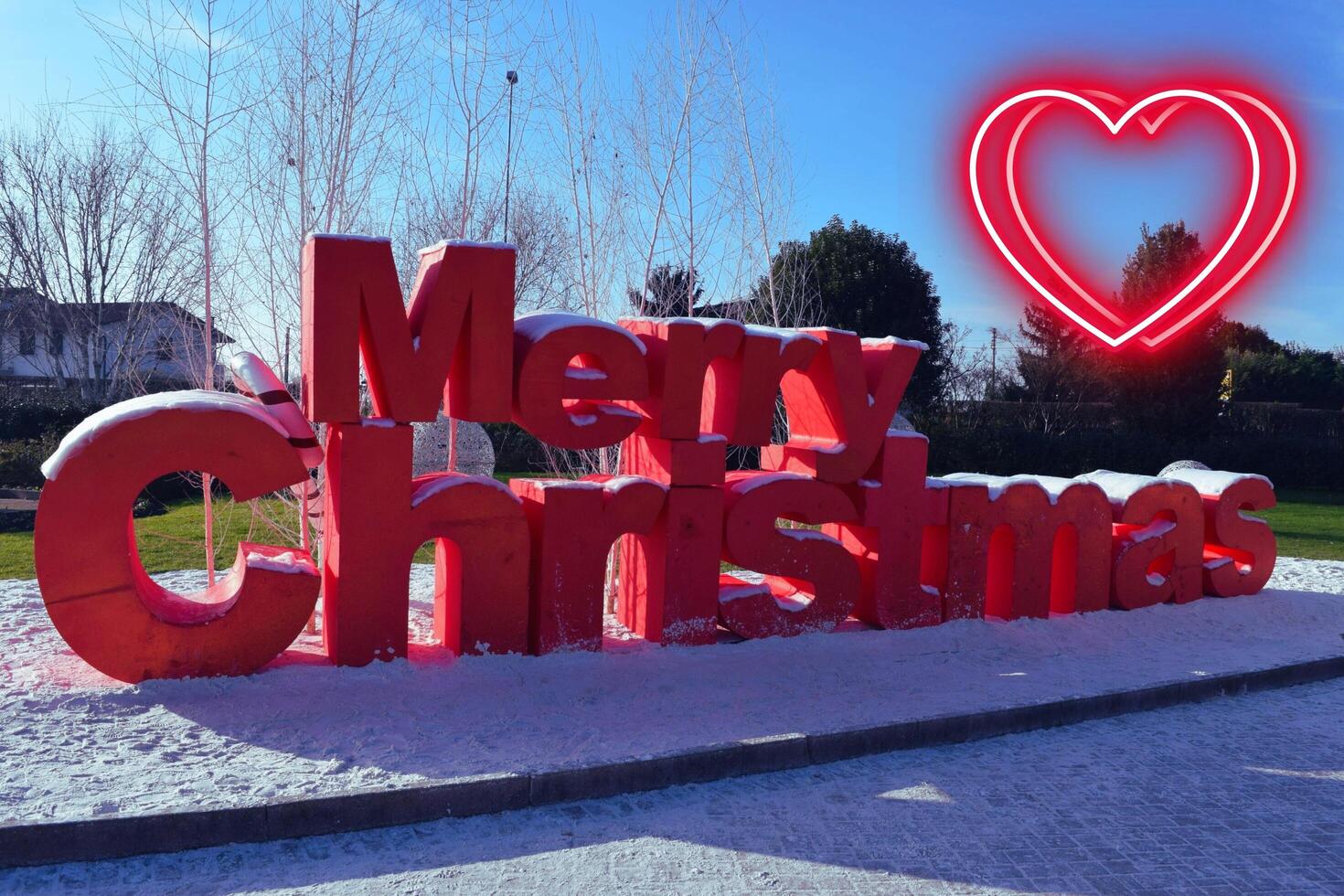 Merry Christmas A Massage Of Peace photo