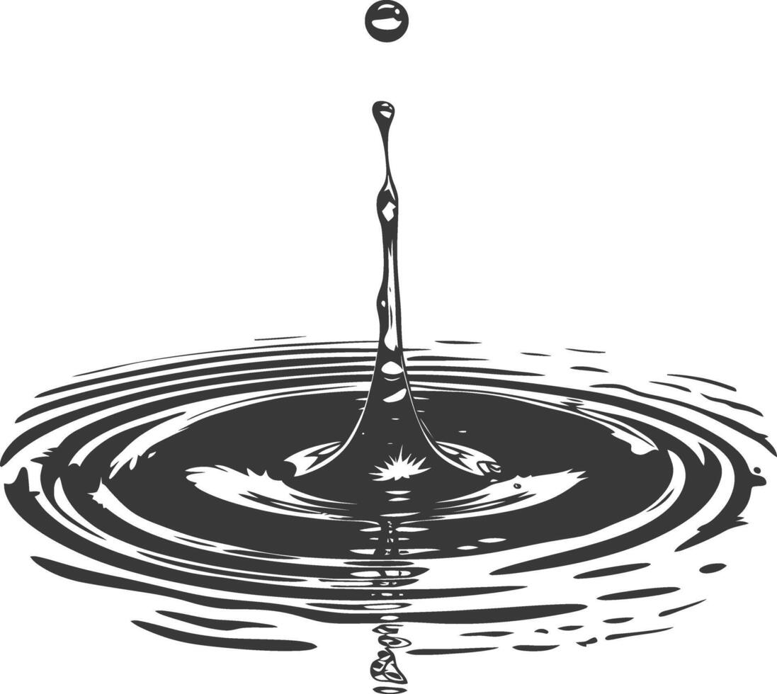 Water drop illustration vector