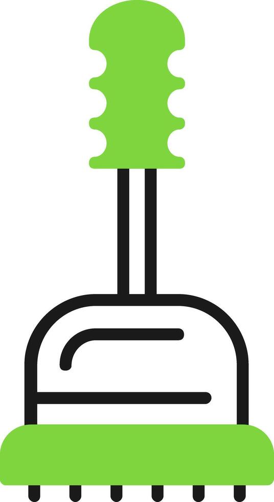 Kitchen Utensils Green Mix Style Icon vector
