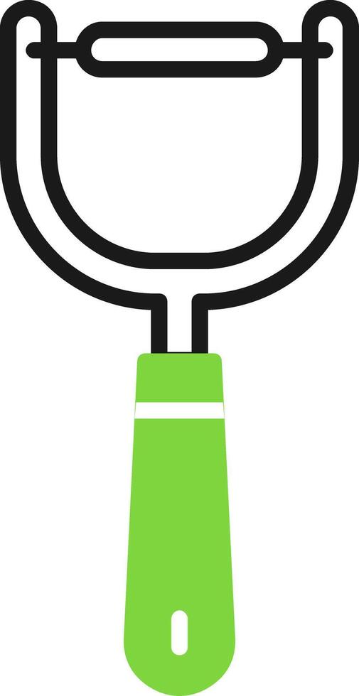 Kitchen Utensils Green Mix Style Icon vector