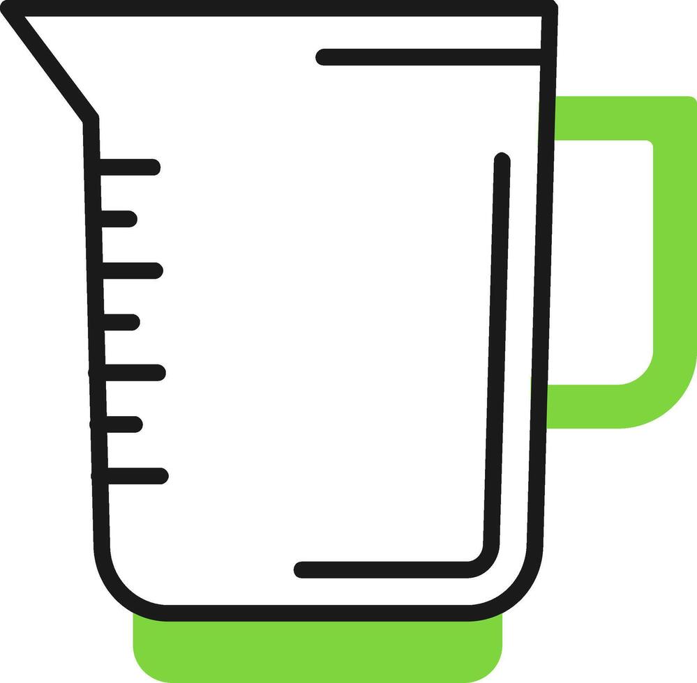 Kitchen Utensils Green Mix Style Icon vector