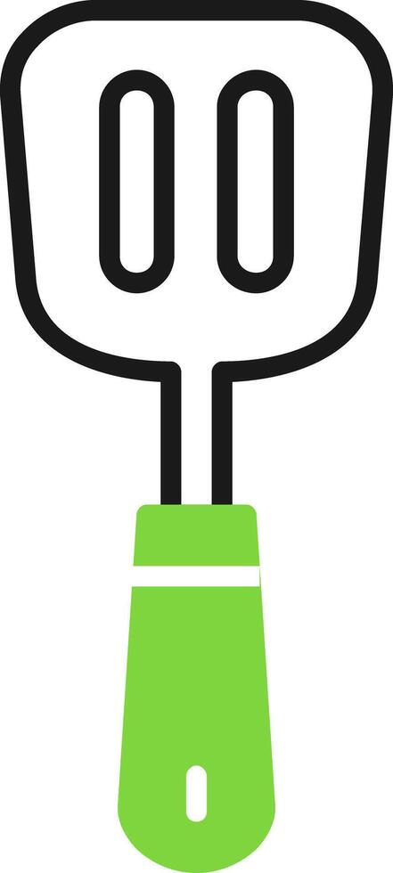Kitchen Utensils Green Mix Style Icon vector