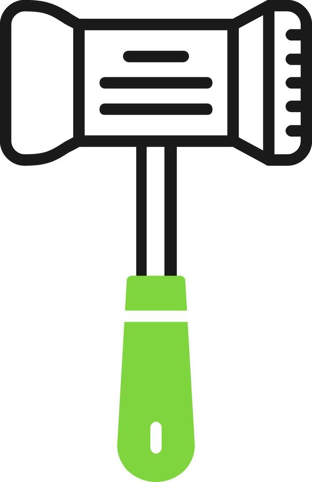 Kitchen Utensils Green Mix Style Icon vector