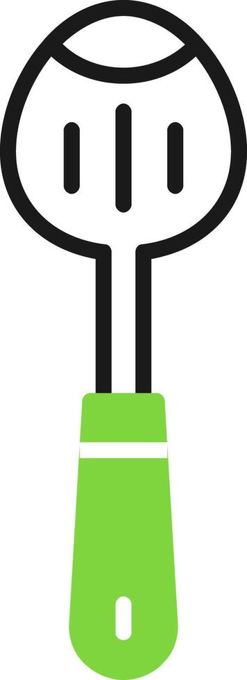 Kitchen Utensils Green Mix Style Icon vector
