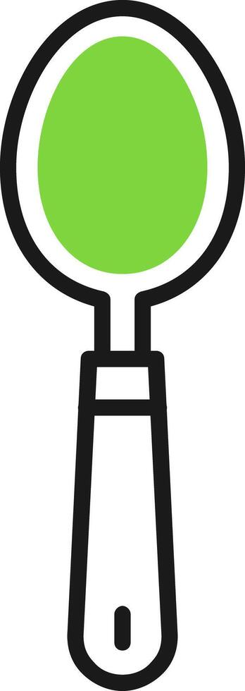 Kitchen Utensils Green Mix Style Icon vector