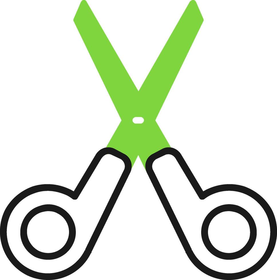 Kitchen Utensils Green Mix Style Icon vector