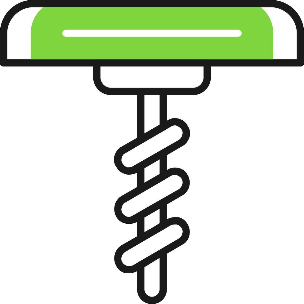 Kitchen Utensils Green Mix Style Icon vector