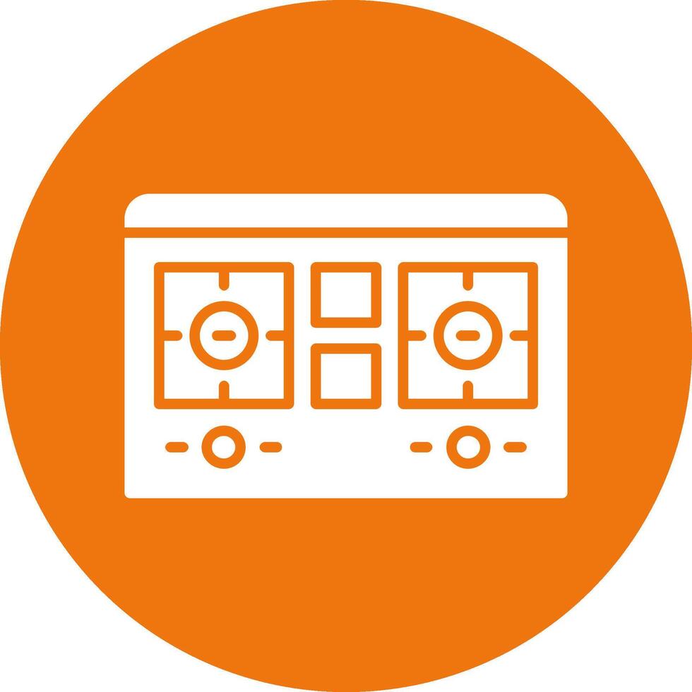 Kitchen Utensils Glyph Style Icon vector