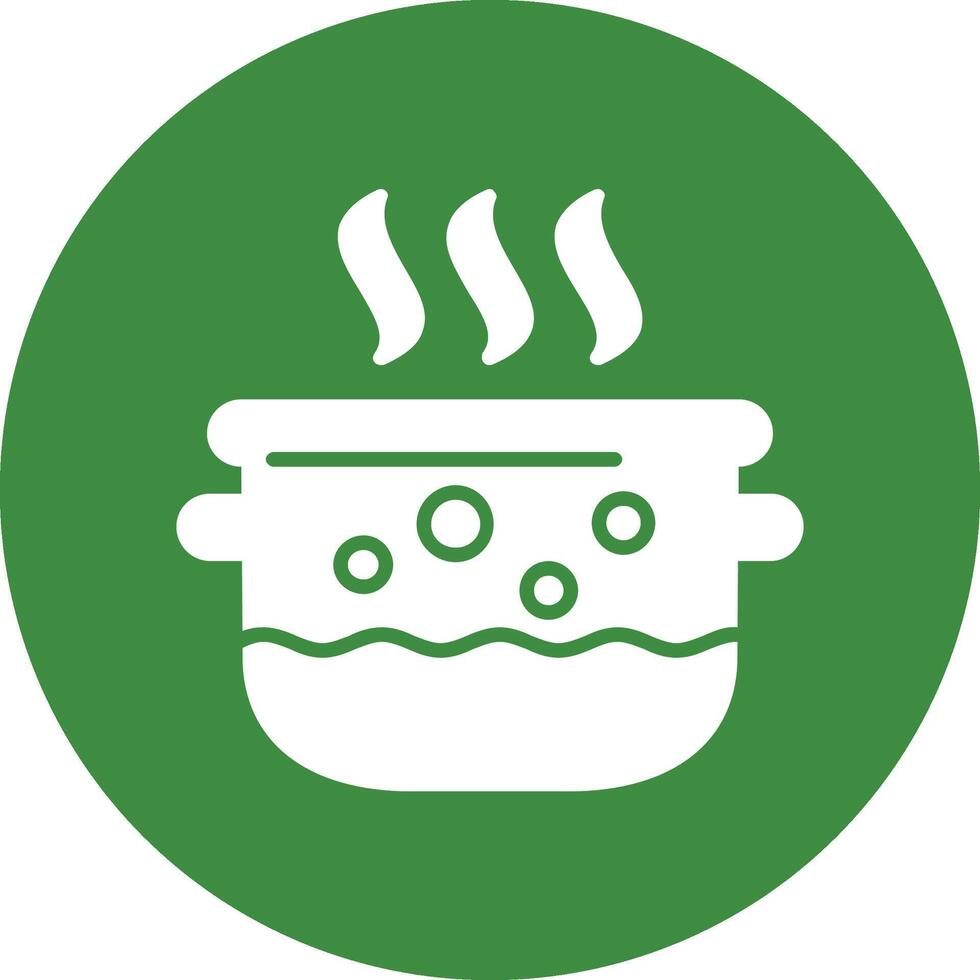 Kitchen Utensils Glyph Style Icon vector