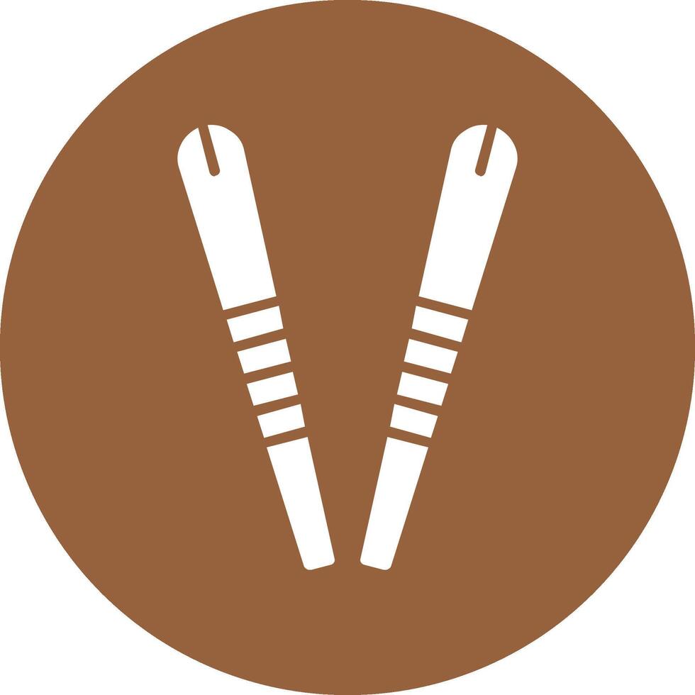 Kitchen Utensils Glyph Style Icon vector
