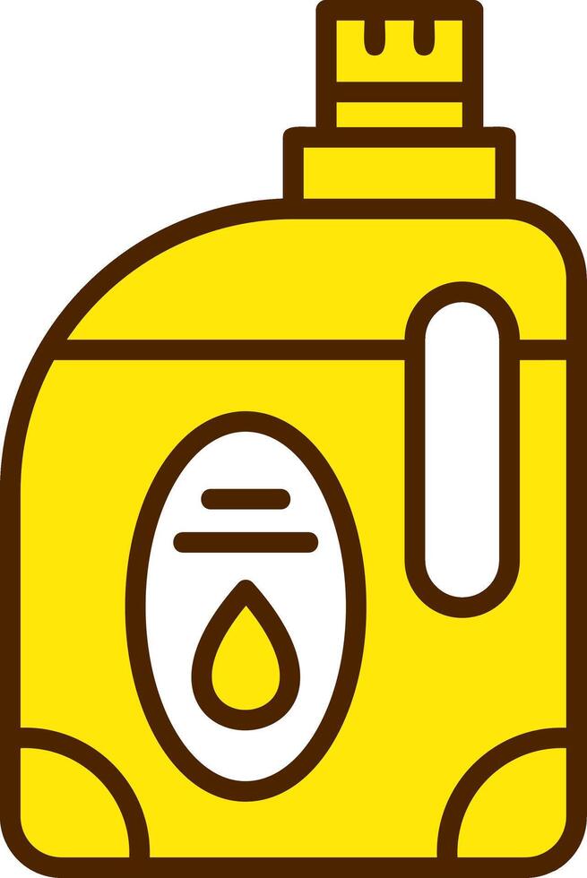 Checkup Filled Yellow Style Icon vector