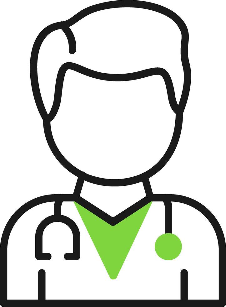 Checkup Green Mix Style Icon vector