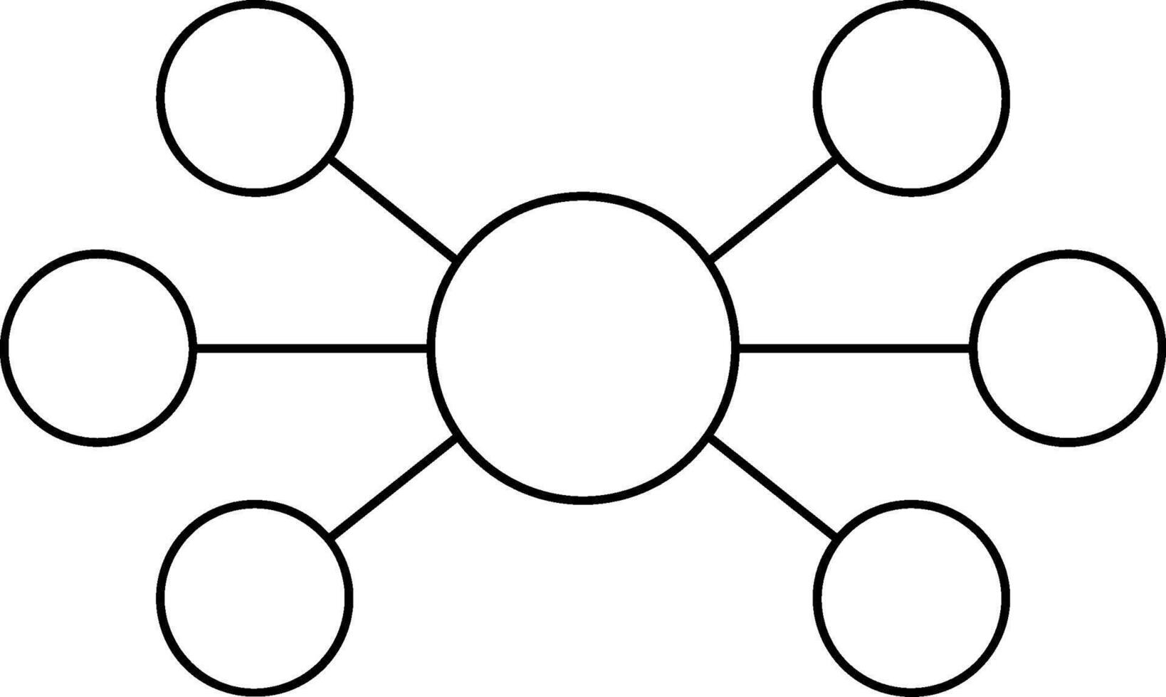 Flow Chart Outline Style Element vector
