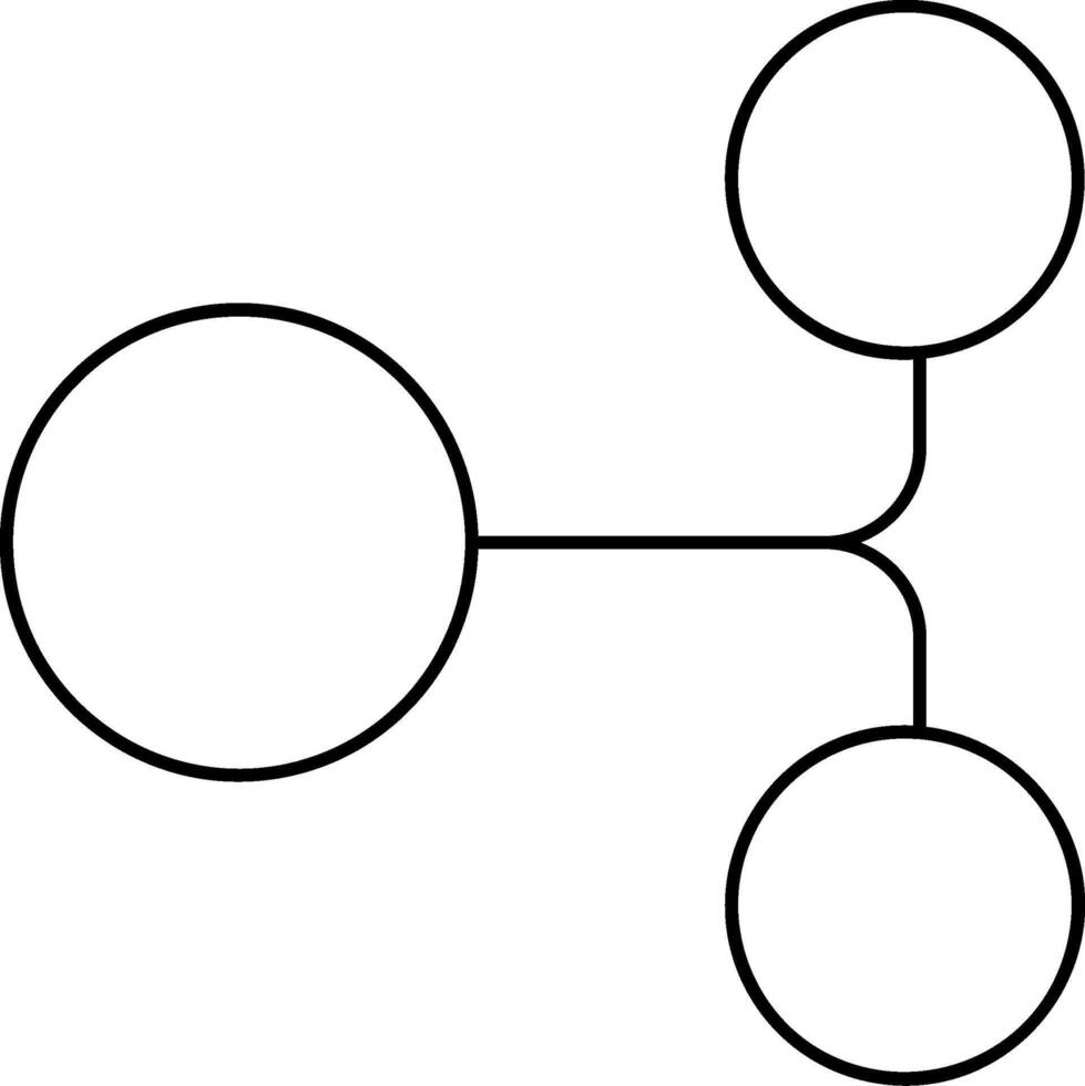 Flow Chart Outline Style Element vector