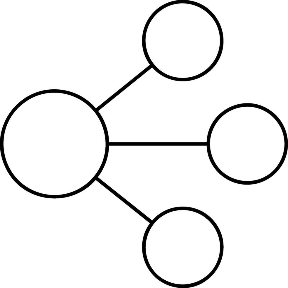 Flow Chart Outline Style Element vector