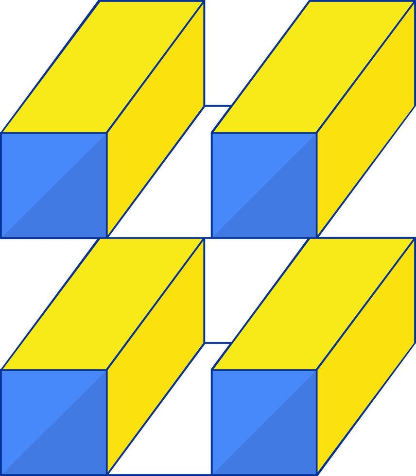 Abstract Geometric Filled Styles Shape vector
