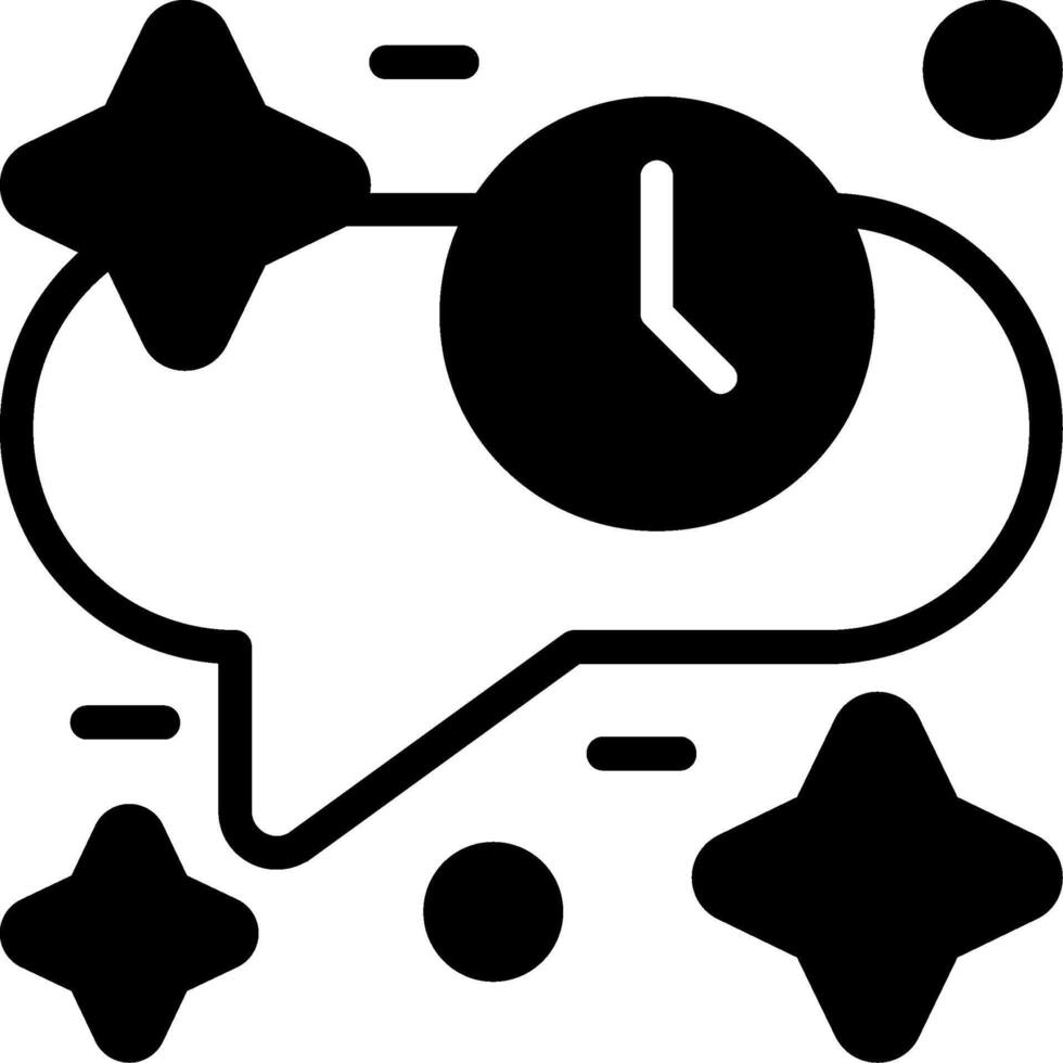 Limited Time Offer Badge Glyph Style Icon vector
