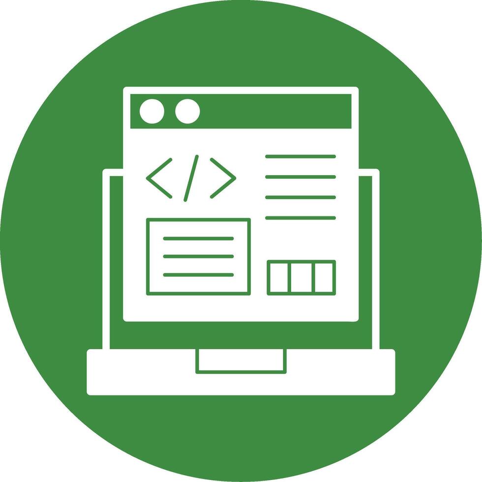 Code Refactoring Glyph Style Icon vector
