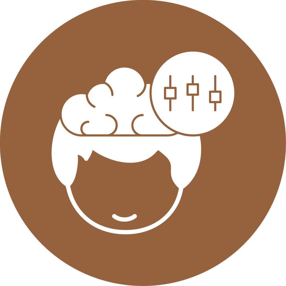 Setting Glyph Style Icon vector
