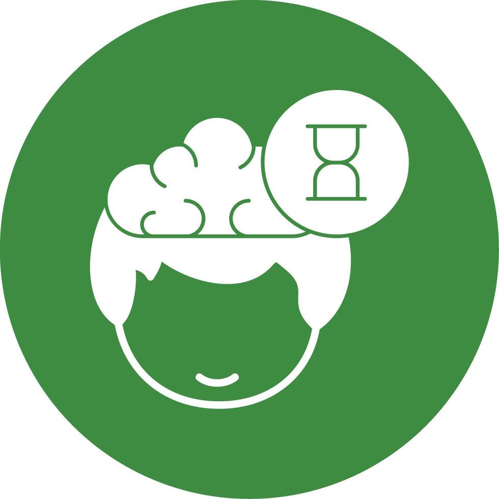 Timer Glyph Style Icon vector