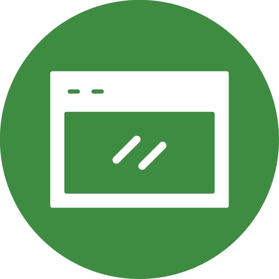 Website Glyph Style Icon vector