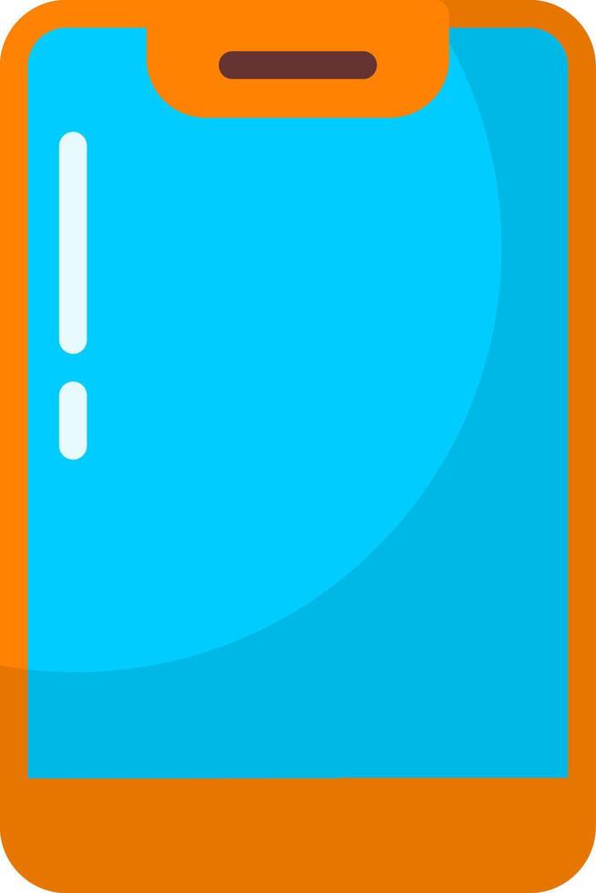 Mobile Phone Flat Style Icon vector