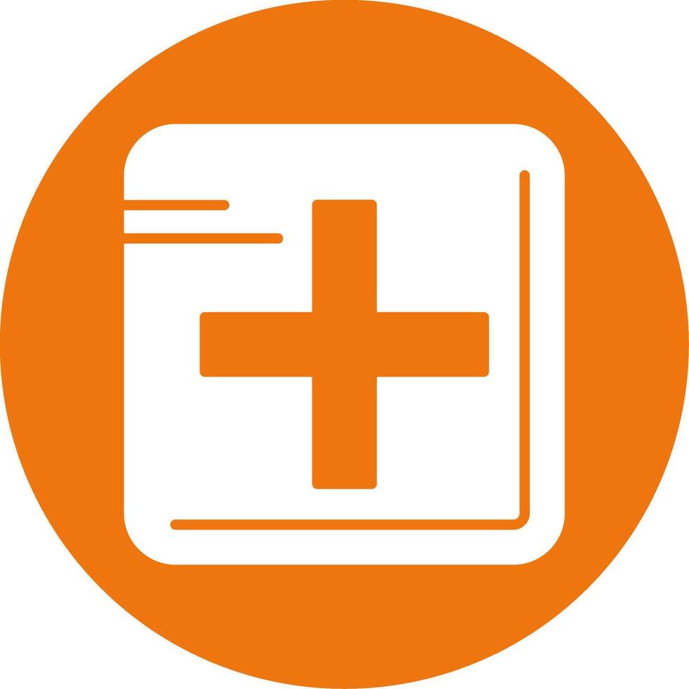 Add Glyph Style Icon vector