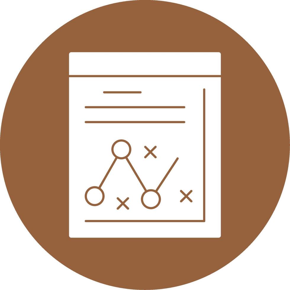 Strategy Glyph Style Icon vector