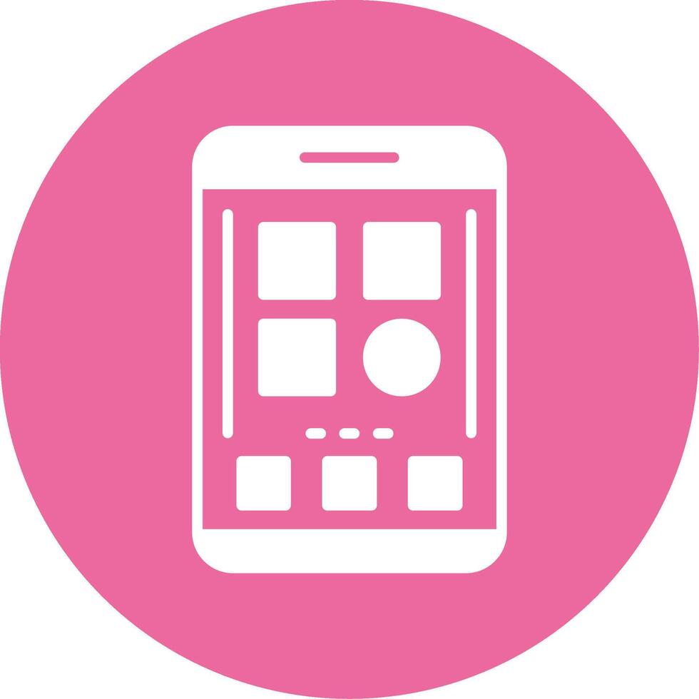 Categories Glyph Style Icon vector