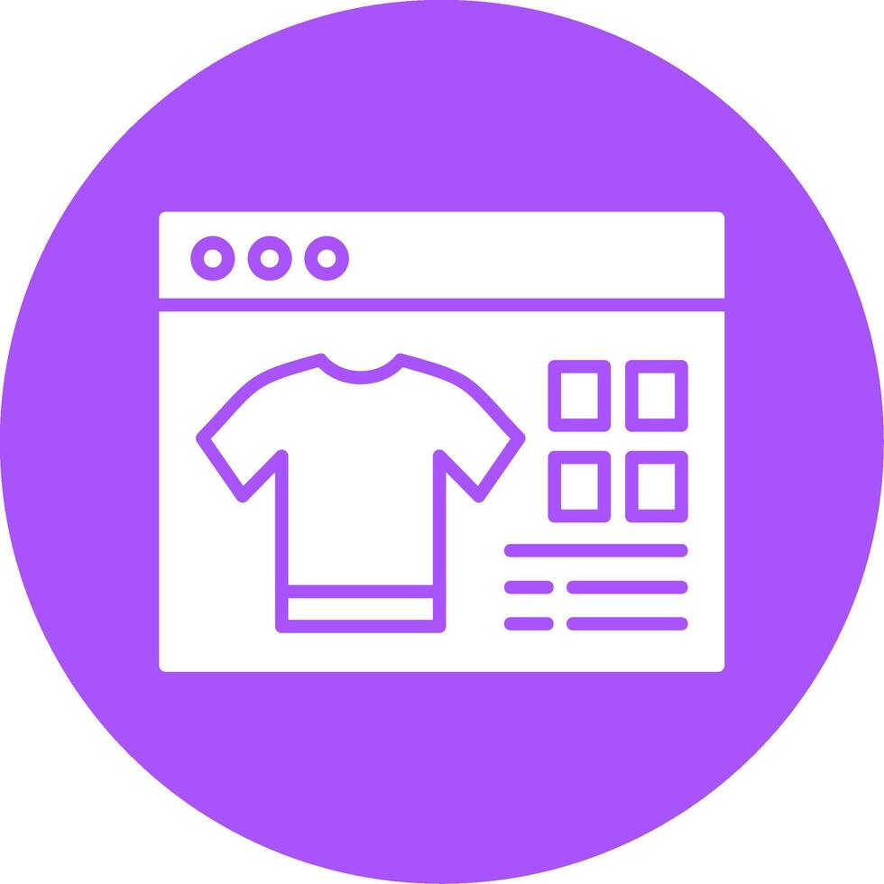 Gift Card Glyph Style Icon vector