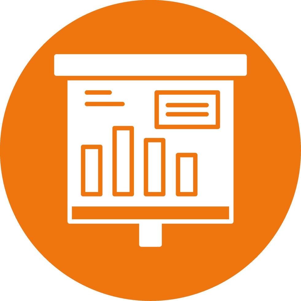 Cylindrical Bars Glyph Style Icon vector