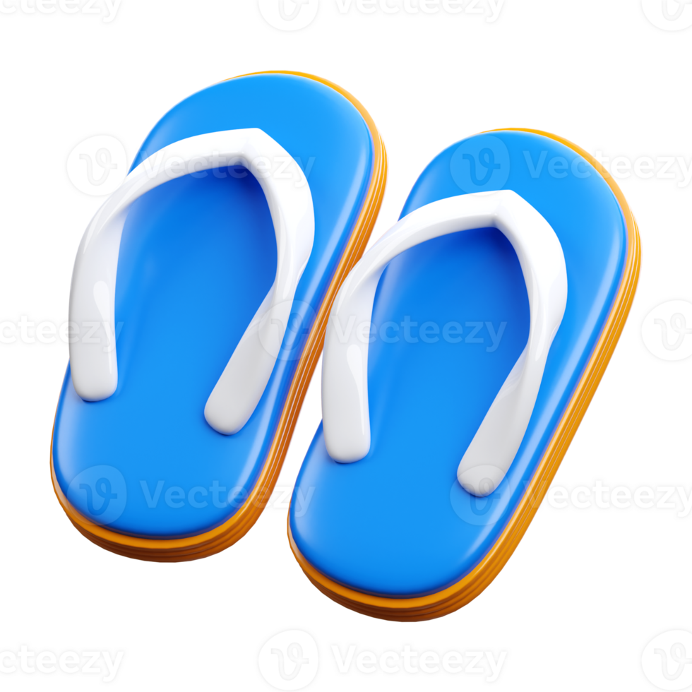 3d render of slippers png