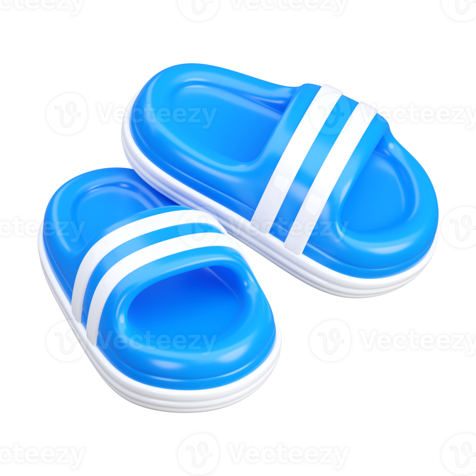 3d render of slippers png