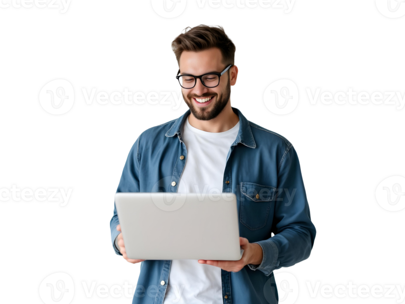 professionals man with laptop png