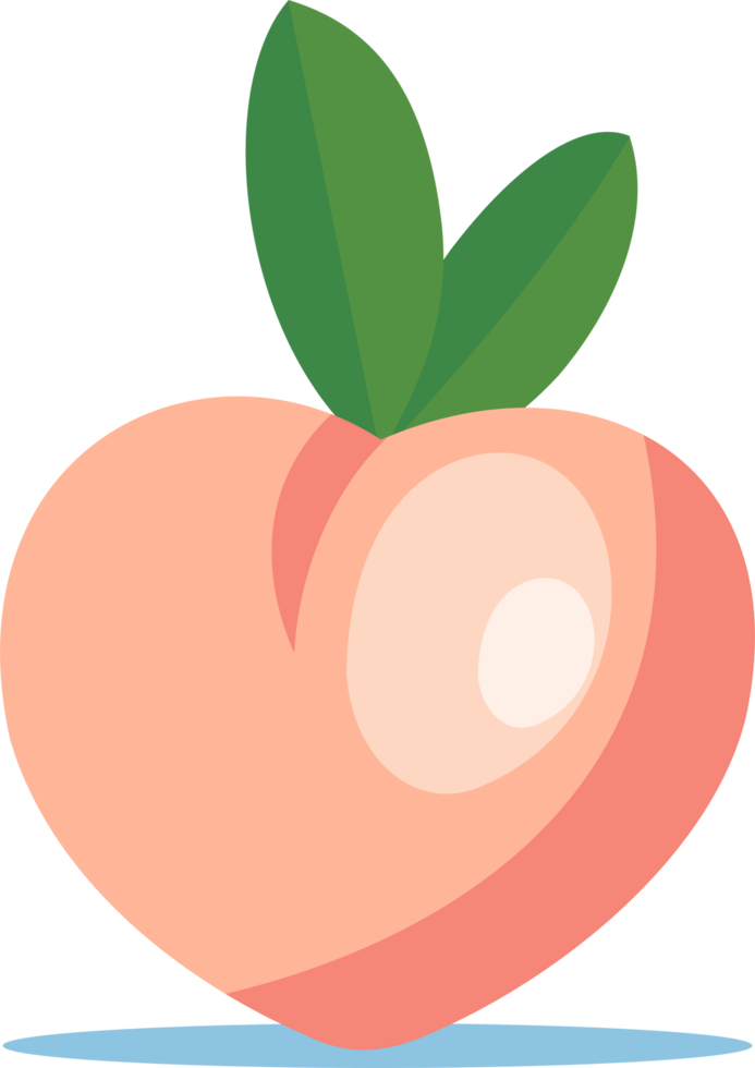 Cute funny peach fruit cartoon or illustration cute cartoon fruits png