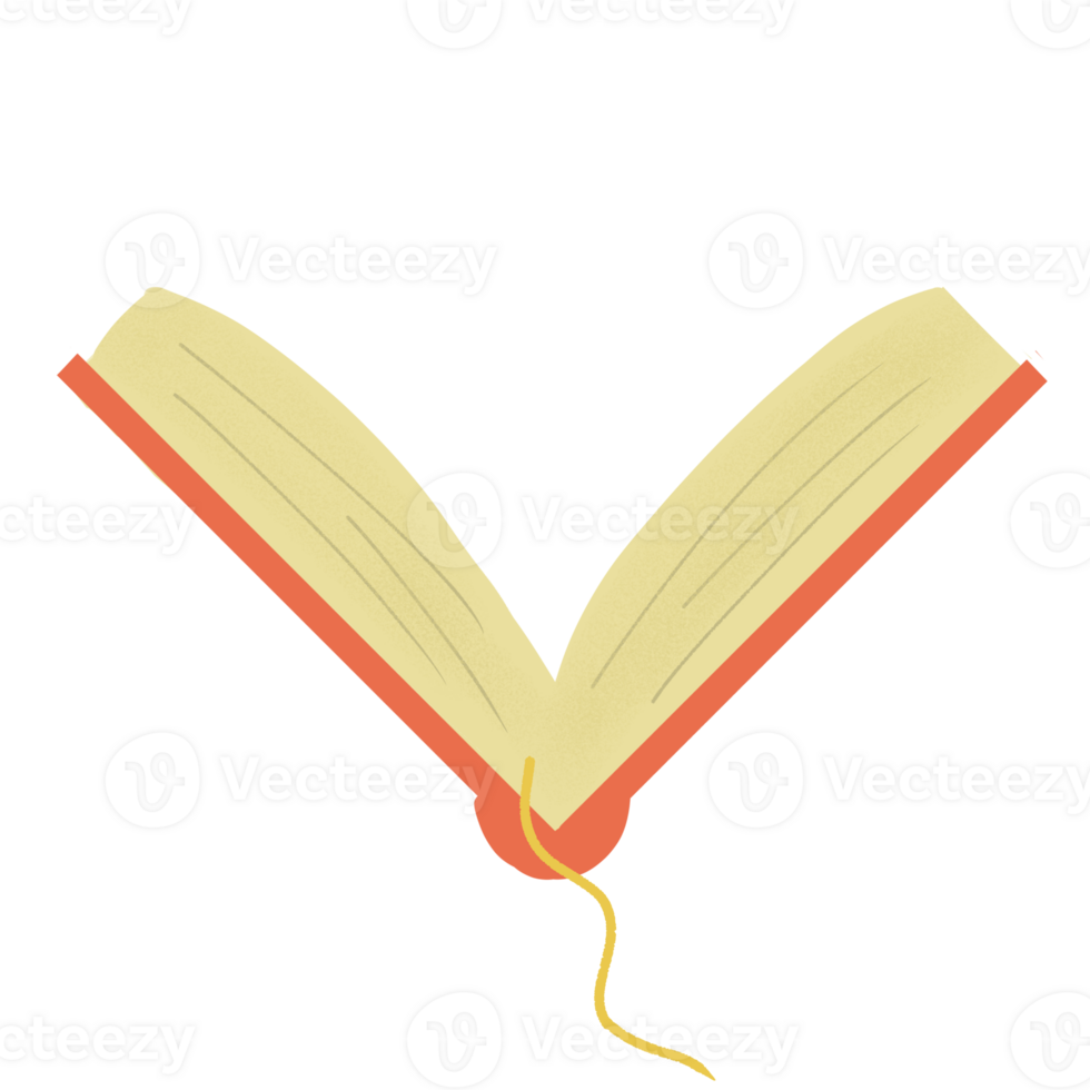 an open book illustration png