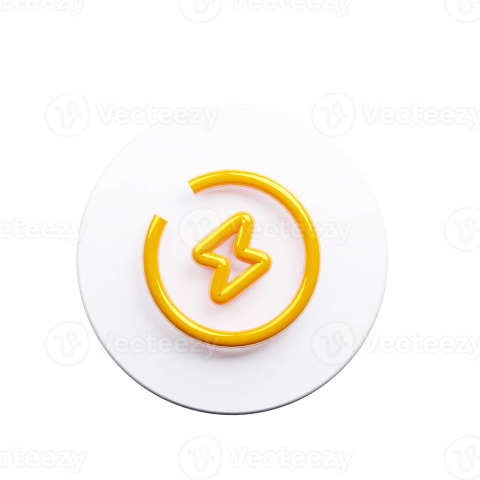 A yellow arrow pointing to the right on a white button png