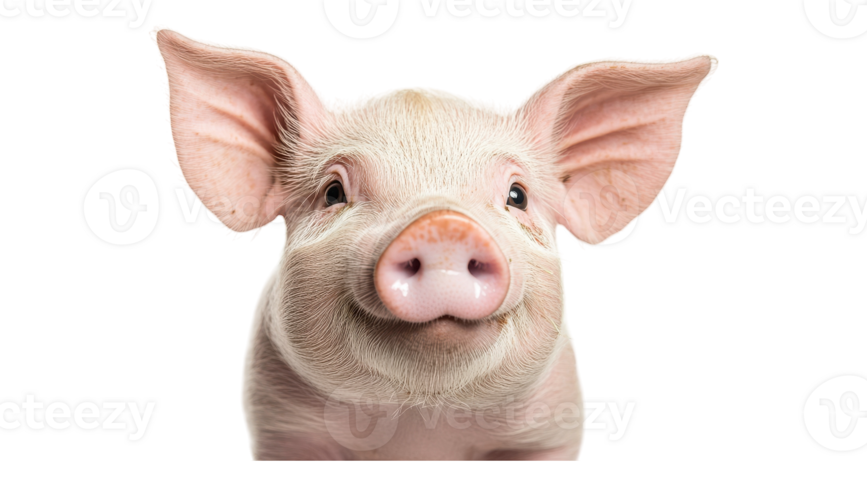A pig is looking at the camera png