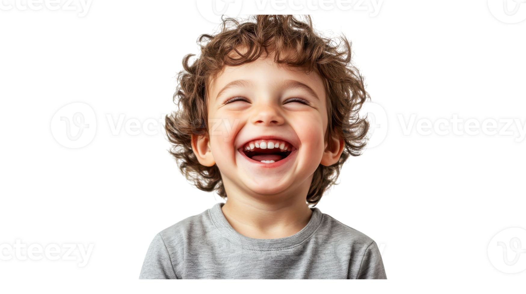 A young boy is laughing and smiling png
