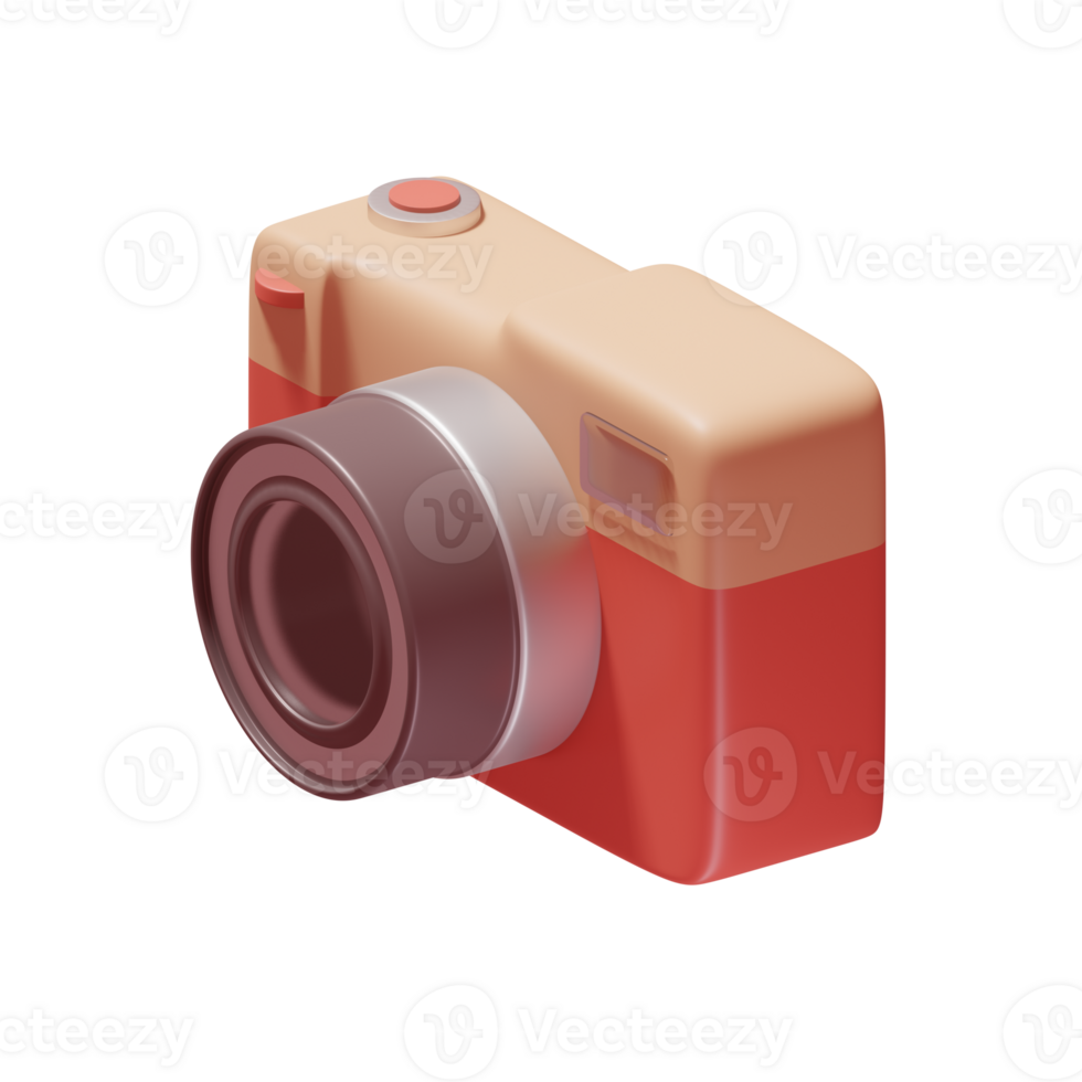 3D render of camera png